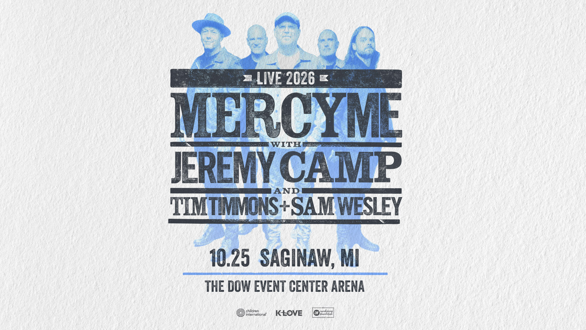 MercyMe with Jeremy Camp and Tim Timmons + Sam Wesley